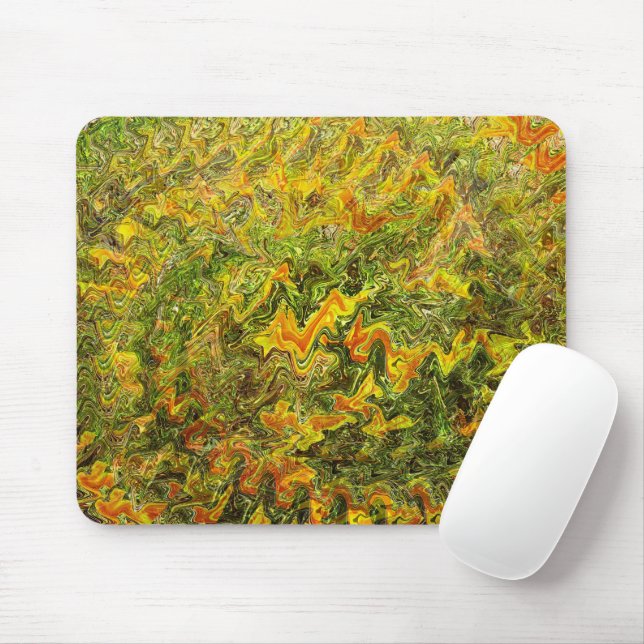 Worms having fun.... mouse mat (With Mouse)
