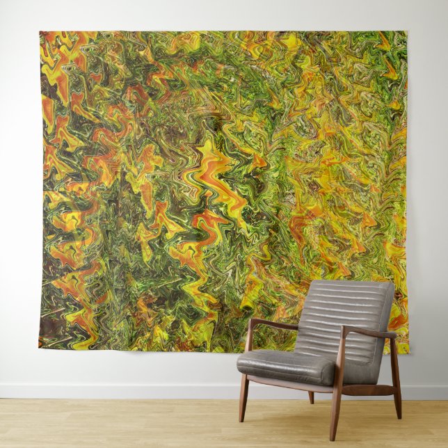 Worms having fun.... tapestry (In Situ (Horizontal))
