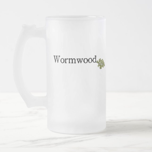 Wormwood Glass Mug (Left)