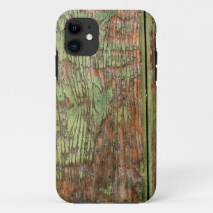 Worn and Weathered Green Barn Wood Case-Mate iPhon iPhone 11 Case