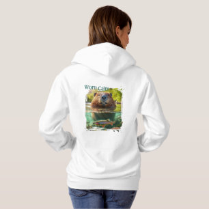 Worn Calm Deer & Beaver at Trout Creek Scene Hoodie