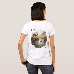 Worn Calm Edition Mountain Creek Scene T-Shirt
