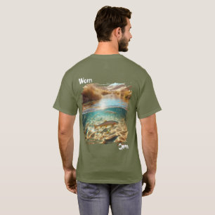 Worn Calm Trout Stream in the Desert Nature Tee