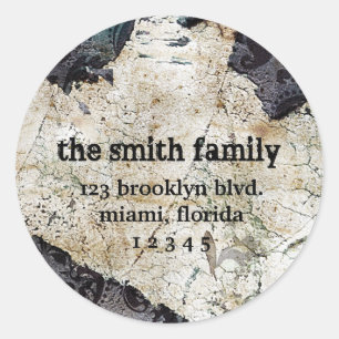 Worn Classic Address Label Stickers