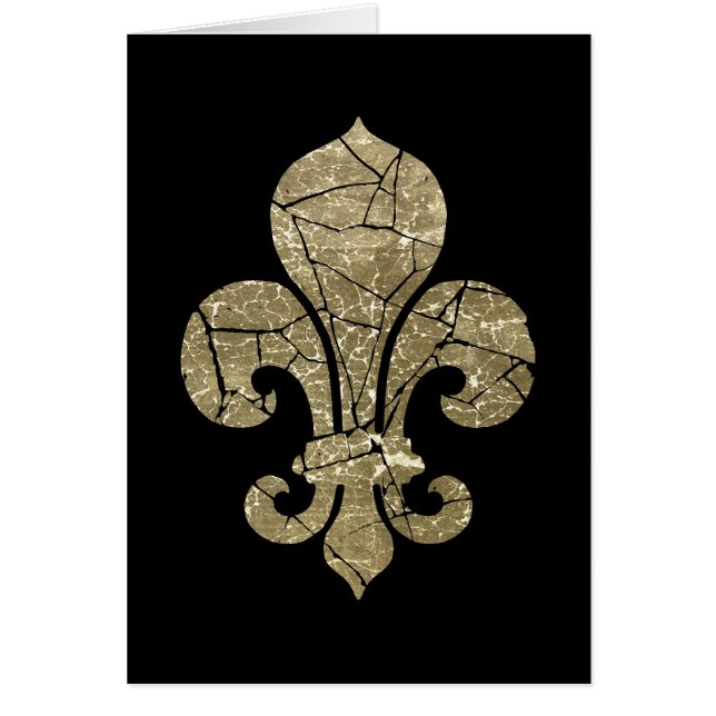 Worn Fleur De Lis (Front)