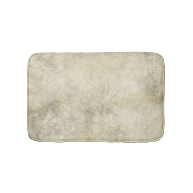Worn Grey Brown Marble Texture Bath Mat (Front)