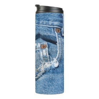 Worn Jeans Thermal Tumbler