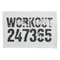 Worn out and scratched text Workout 247365 black