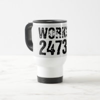 Worn out and scratched text Workout 247365 black