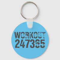 Worn out and scratched text Workout 247365 blue