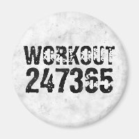 Worn out and scratched text Workout 247365 rustic