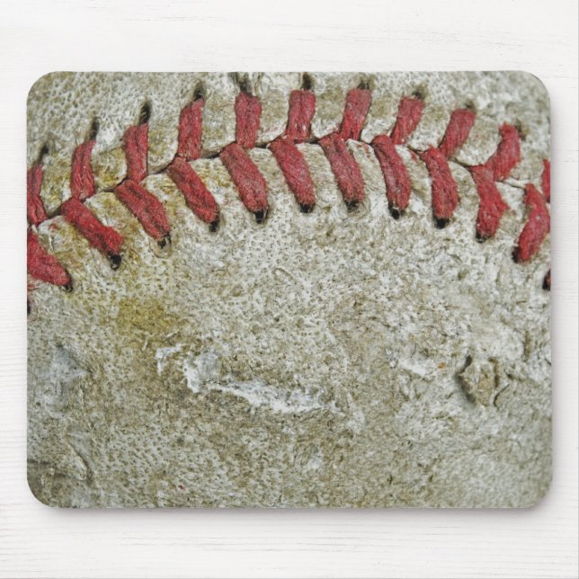 Worn Out Baseball Mouse Mat (Front)