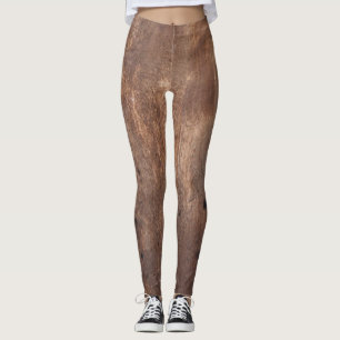 Worn pine board leggings