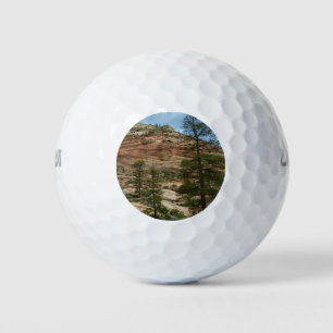 Worn Rock Walls in Zion National Park Golf Balls