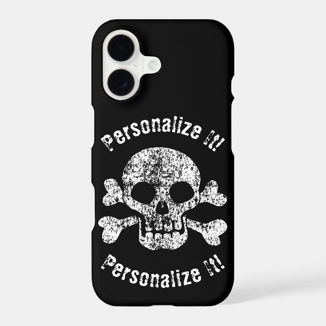 Worn Skull and Crossbones (Back)