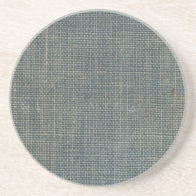 Worn Vintage Cloth Book Cover Coaster (Front)