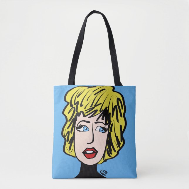 Worried Canvas Bag (Front)