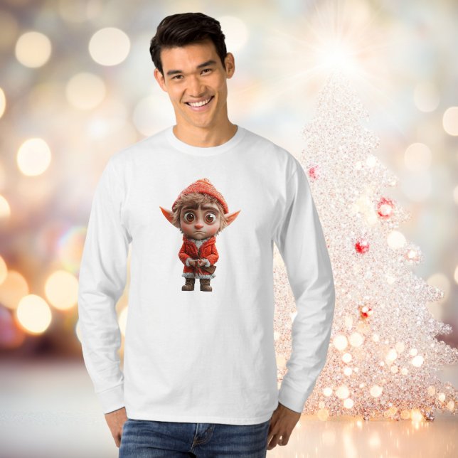 Worried Little Elf Men's Tee (Creator Uploaded)