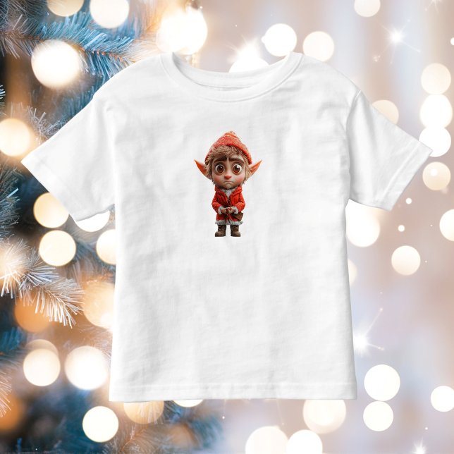 Worried Little Elf Toddler's Tee (Creator Uploaded)