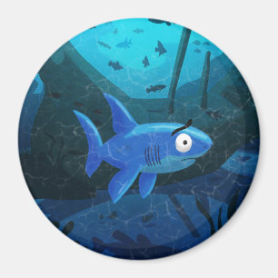 Worried Shark Magnet