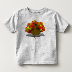 Worried Thanksgiving Turkey Toddler T-Shirt