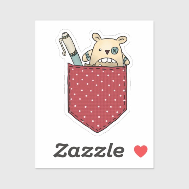 Worry Eater Pocket (Sheet)