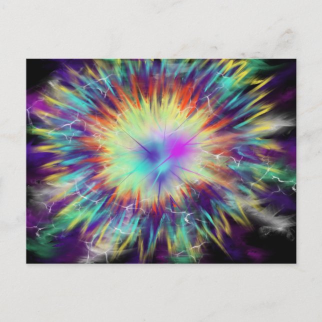 Worship Art Pink Aqua Blue Yellow 20th Oct 17 ESSL Postcard (Front)