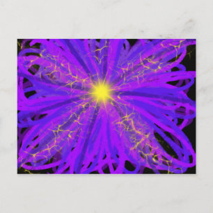 Worship Art Yellow and Purple Star Dec 2017 ESSL Postcard
