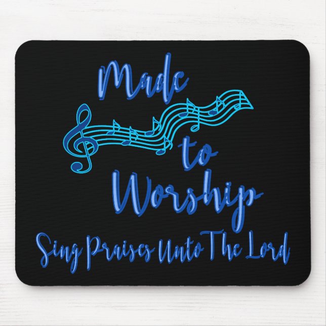 Worship Mouse Mat (Front)
