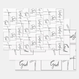 Worship Only God  Wrapping Paper Sheet