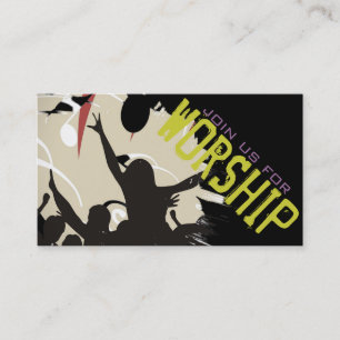 Worship Religious Religion Christian Christianity Business Card