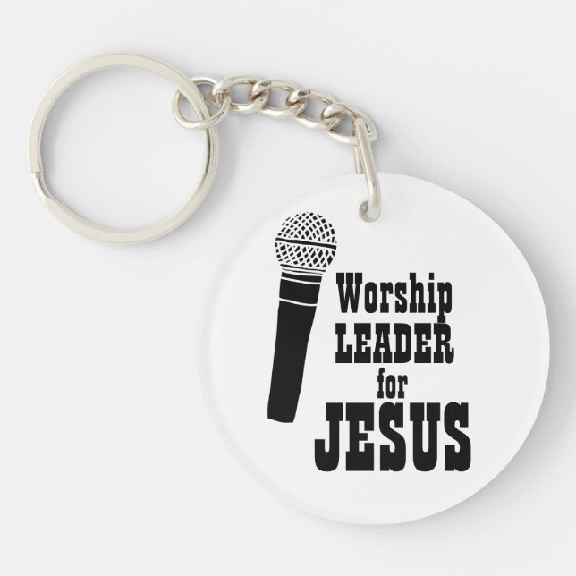 Worship Team Keychain Worship Leader for Jesus  (Front)
