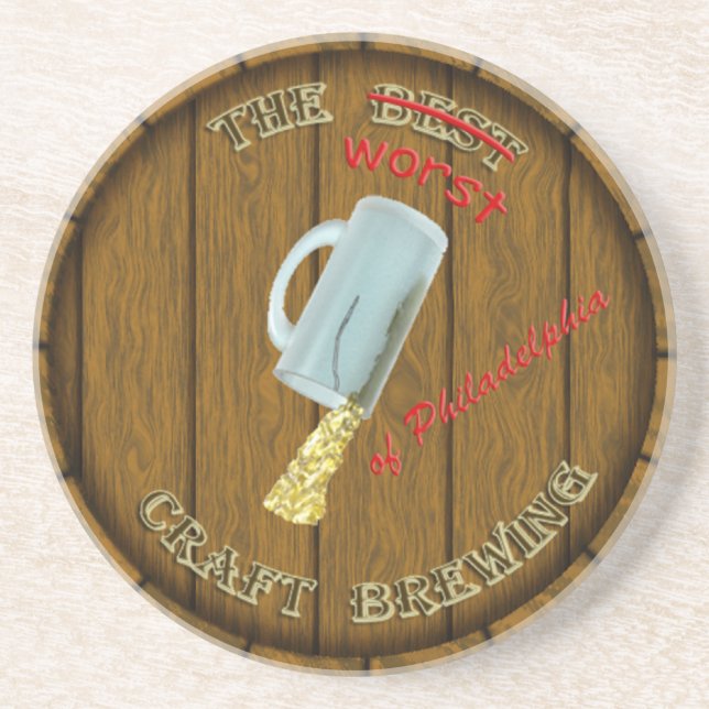 Worst Brewing Coaster (Front)