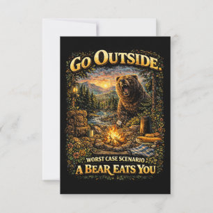 Worst Case Wilderness Thank You Card