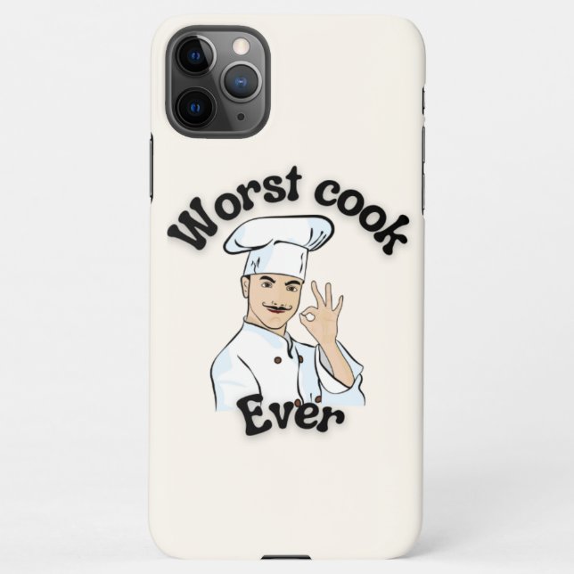 Worst cook iPhone case (Back)