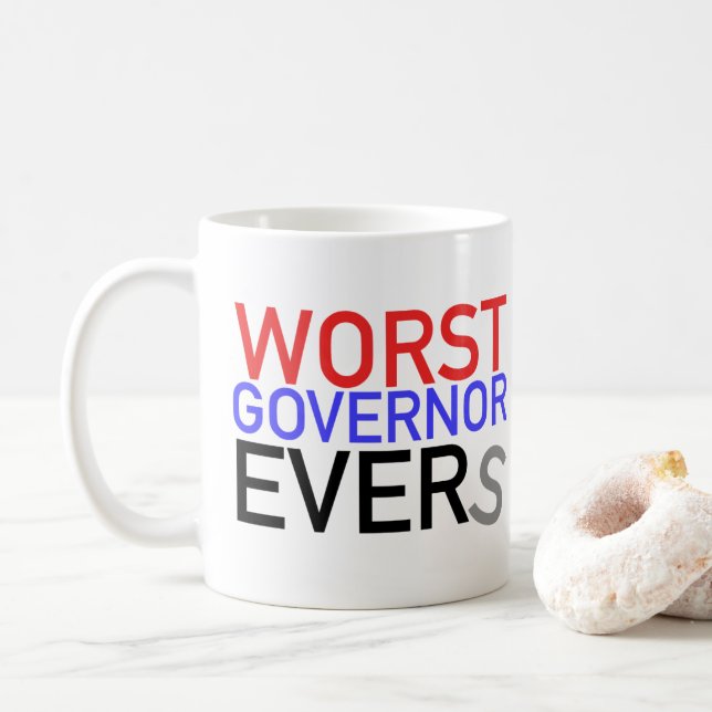 Worst Governor Evers Mug (With Donut)