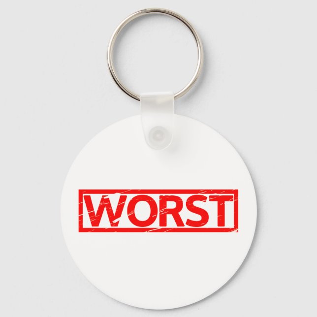 Worst Stamp Key Ring (Front)