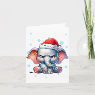 Worst White Elephant Ever Christmas Xmas Under 15 Card