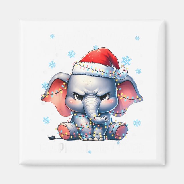 Worst White Elephant Ever Christmas Xmas Under 15  Magnet (Front)