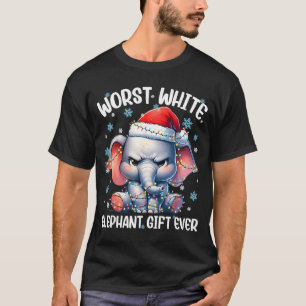 Worst White Elephant Ever Christmas Xmas Under 15 T-Shirt