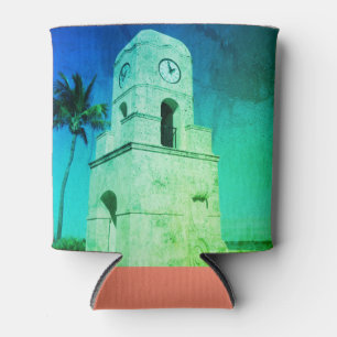 Worth Avenue Clock Tower - Palm Beach, FL Can Cooler