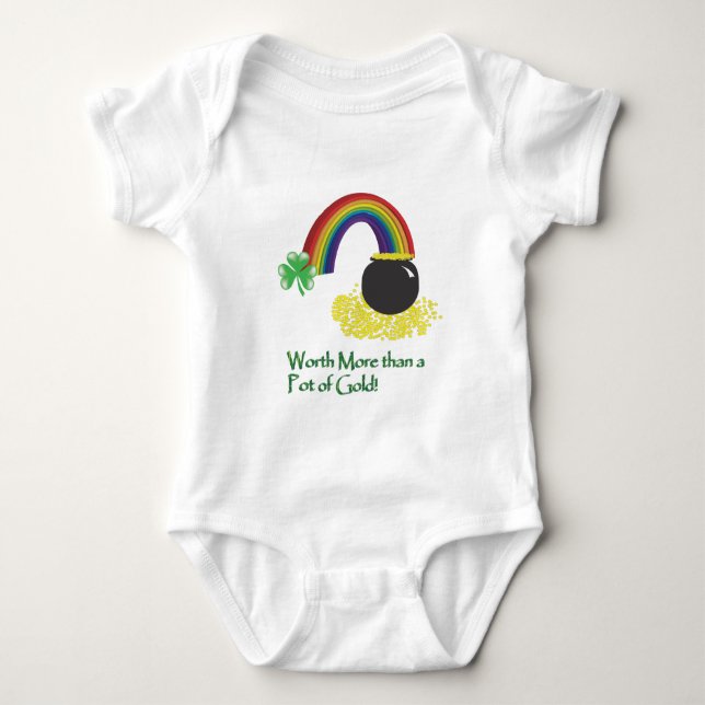 Worth More than a Pot of Gold Baby Bodysuit (Front)