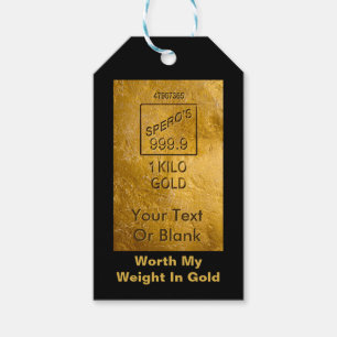 Worth My Weight In Gold Gift Tags