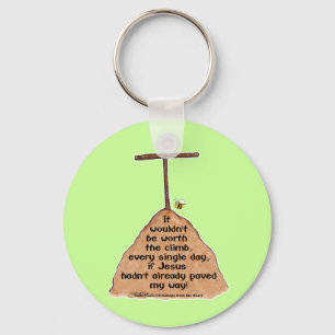 Worth the Climb Key Ring