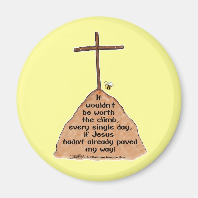 Worth the Climb Magnet (Front)