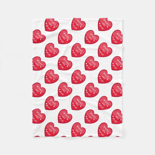 Worth the Wait - Adoption - New Baby Fleece Blanket (Front)