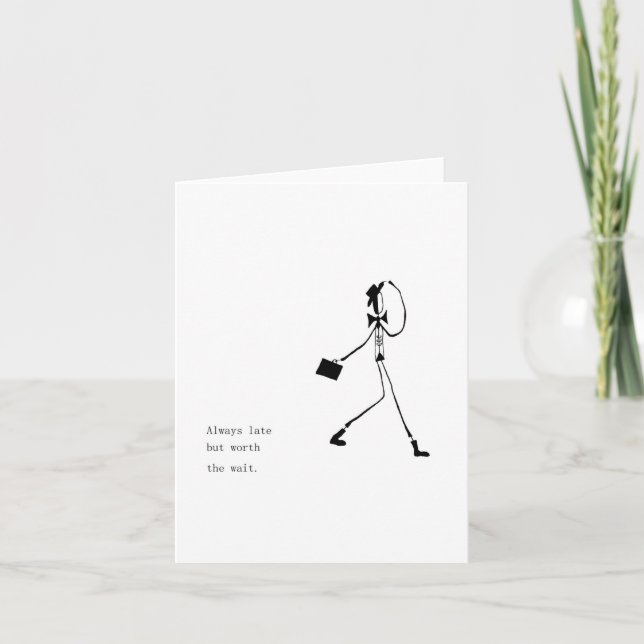 Worth the Wait Card (Front)