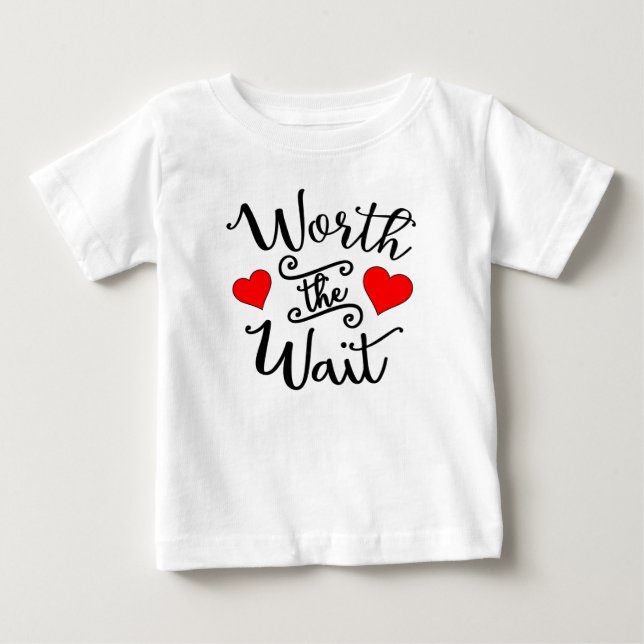 Worth the Wait Style: Toddler Ruffle Tee (Front)
