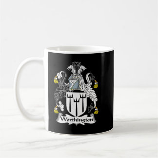 Worthington Coat of Arms Family Crest Coffee Mug