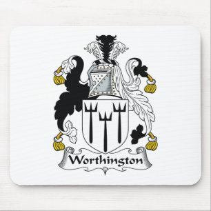 Worthington Family Crest Mouse Mat